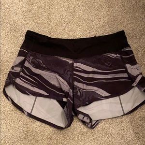 Lululemon size 4 running shorts